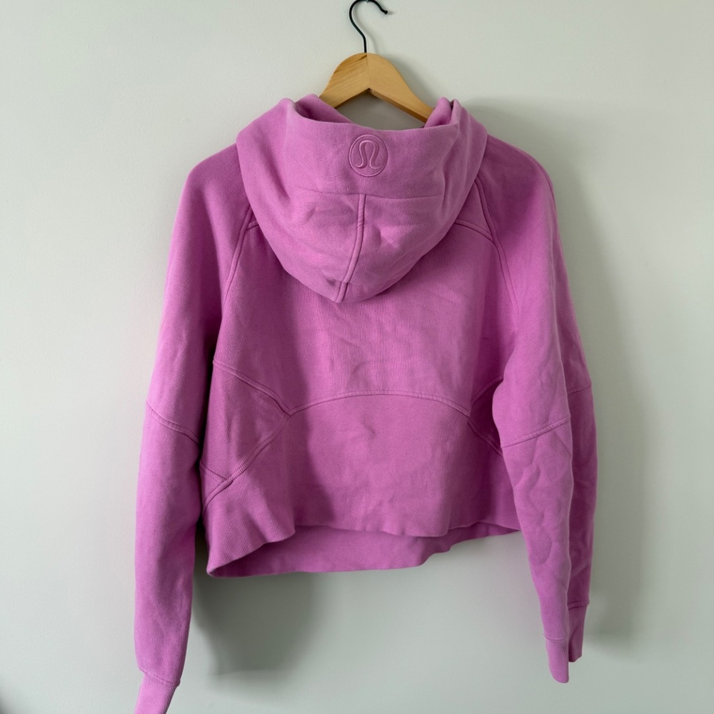 LULULEMON | Pink Scuba Oversized Half Zip Hoodie (size M/L) - Picture 6 of 7